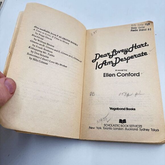 1969 A Place Of Her Own by Ann Mari Falk Scholastic 1st Printing Paperback - Picture 5 of 6